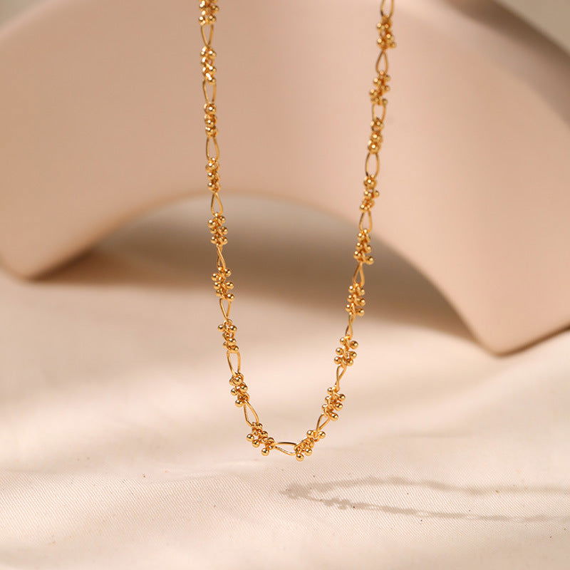 Beaded Gold Necklace - Herland -
