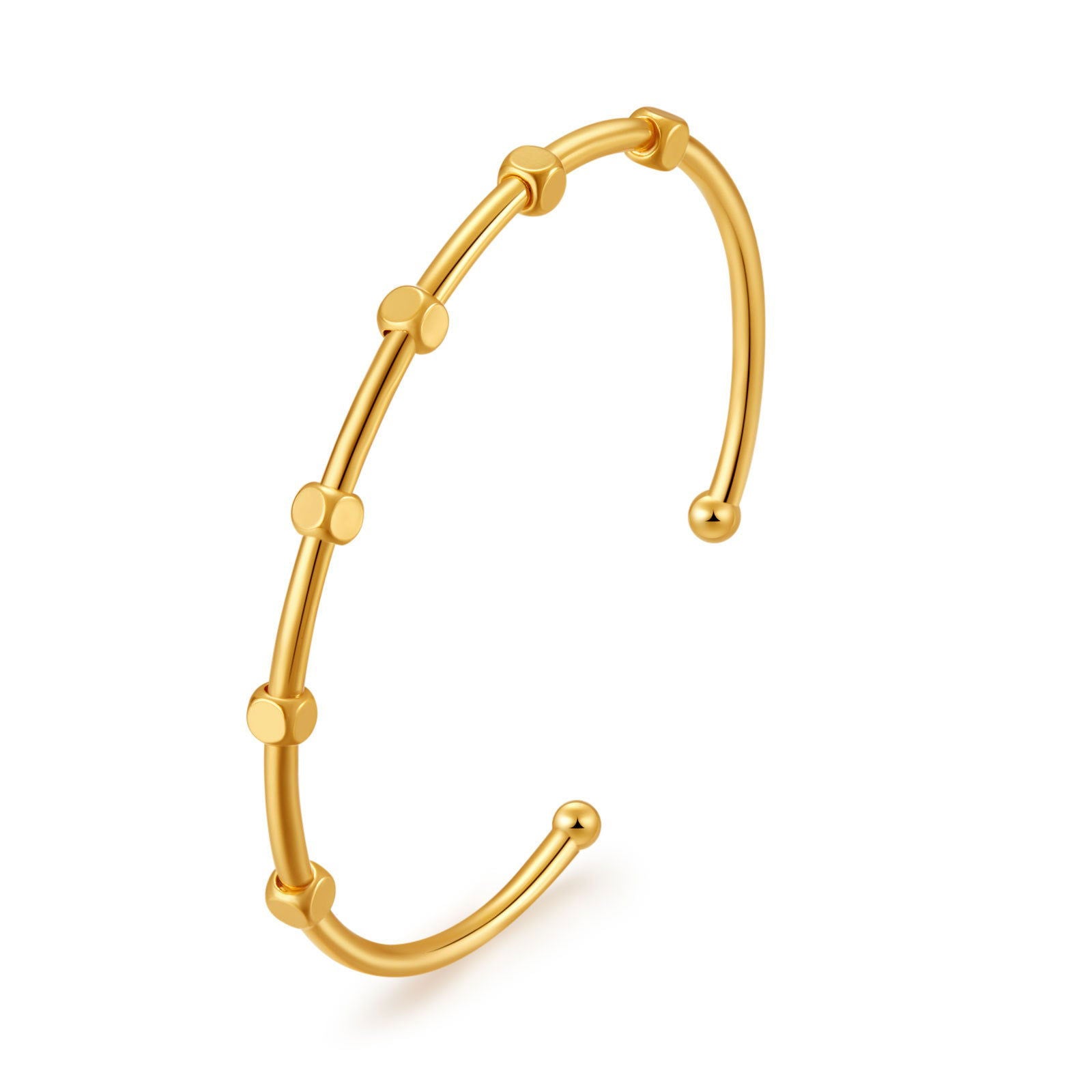 Copper Gold-Plated Fading-Resistant Minimalist Bracelet - Herland -