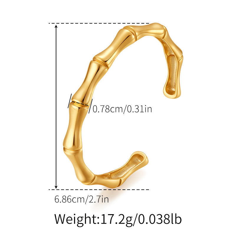 Copper Gold-Plated Fading-Resistant Minimalist Bracelet - Herland -