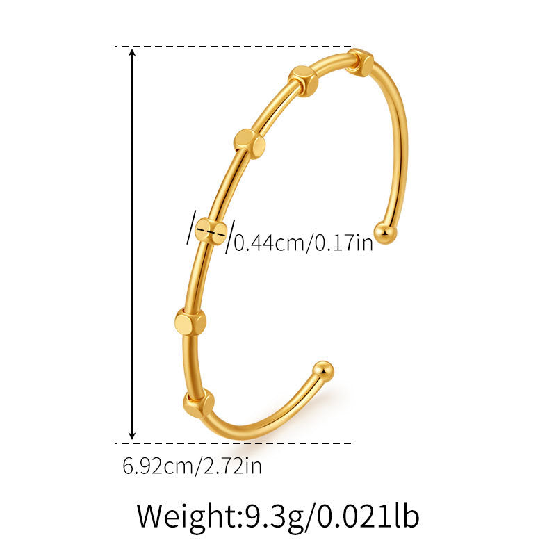 Copper Gold-Plated Fading-Resistant Minimalist Bracelet - Herland -