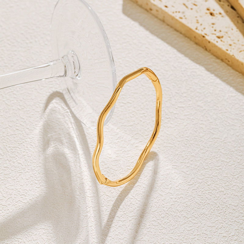 Copper Gold-Plated Fading-Resistant Minimalist Bracelet - Herland -