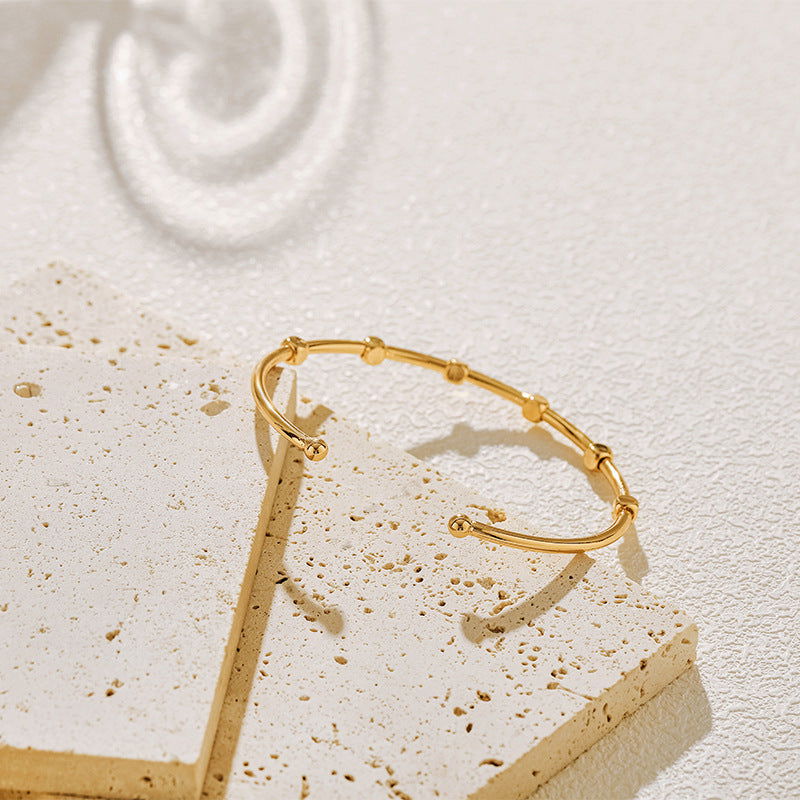 Copper Gold-Plated Fading-Resistant Minimalist Bracelet - Herland -