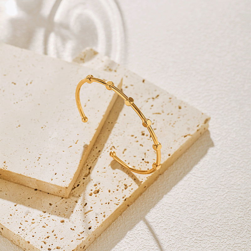 Copper Gold-Plated Fading-Resistant Minimalist Bracelet - Herland -