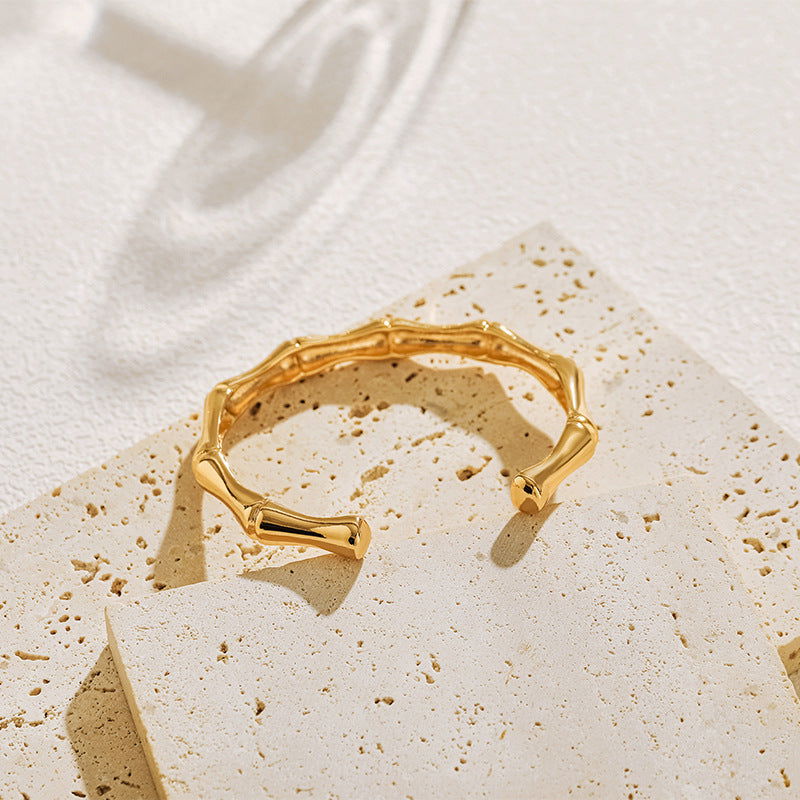 Copper Gold-Plated Fading-Resistant Minimalist Bracelet - Herland -