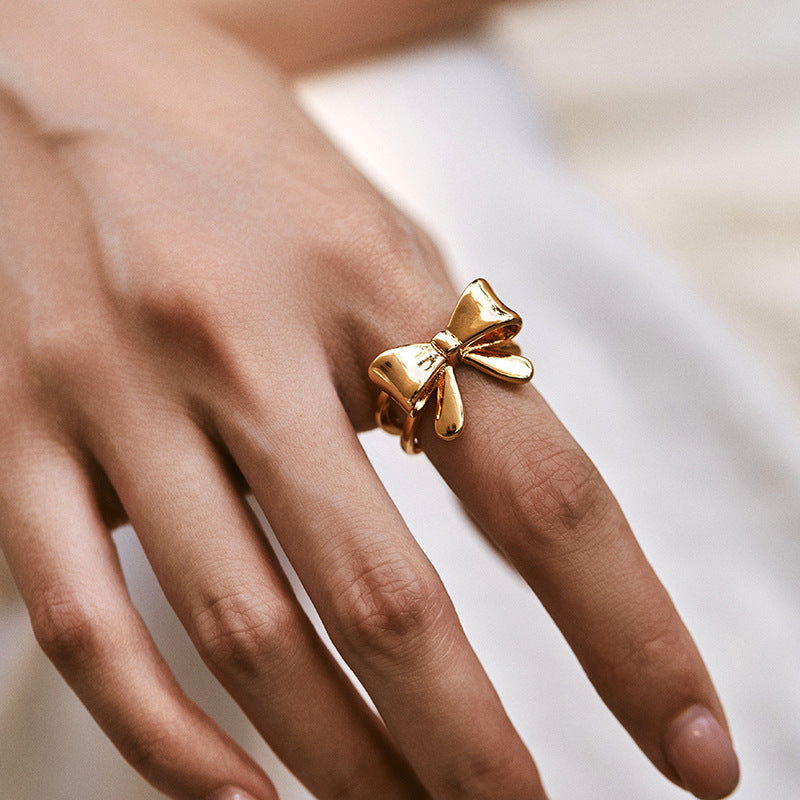 Copper Gold-Plated Fading-Resistant Minimalist Ring - Herland -