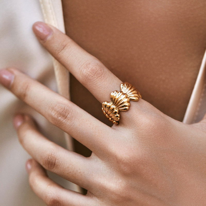 Copper Gold-Plated Fading-Resistant Minimalist Ring - Herland -